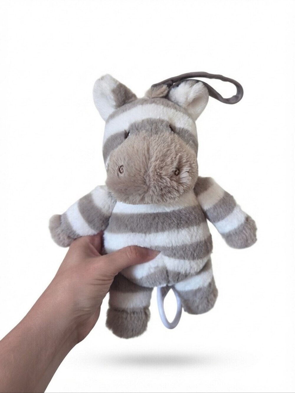 Mary Meyer Afrique Musical Pull Toy Stuffed Animal Soft Toy, 10-Inches, Zebra